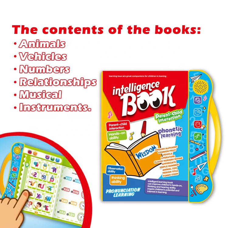 Educational Kids Book Touch Screen Toys Point Reading English Learning Books